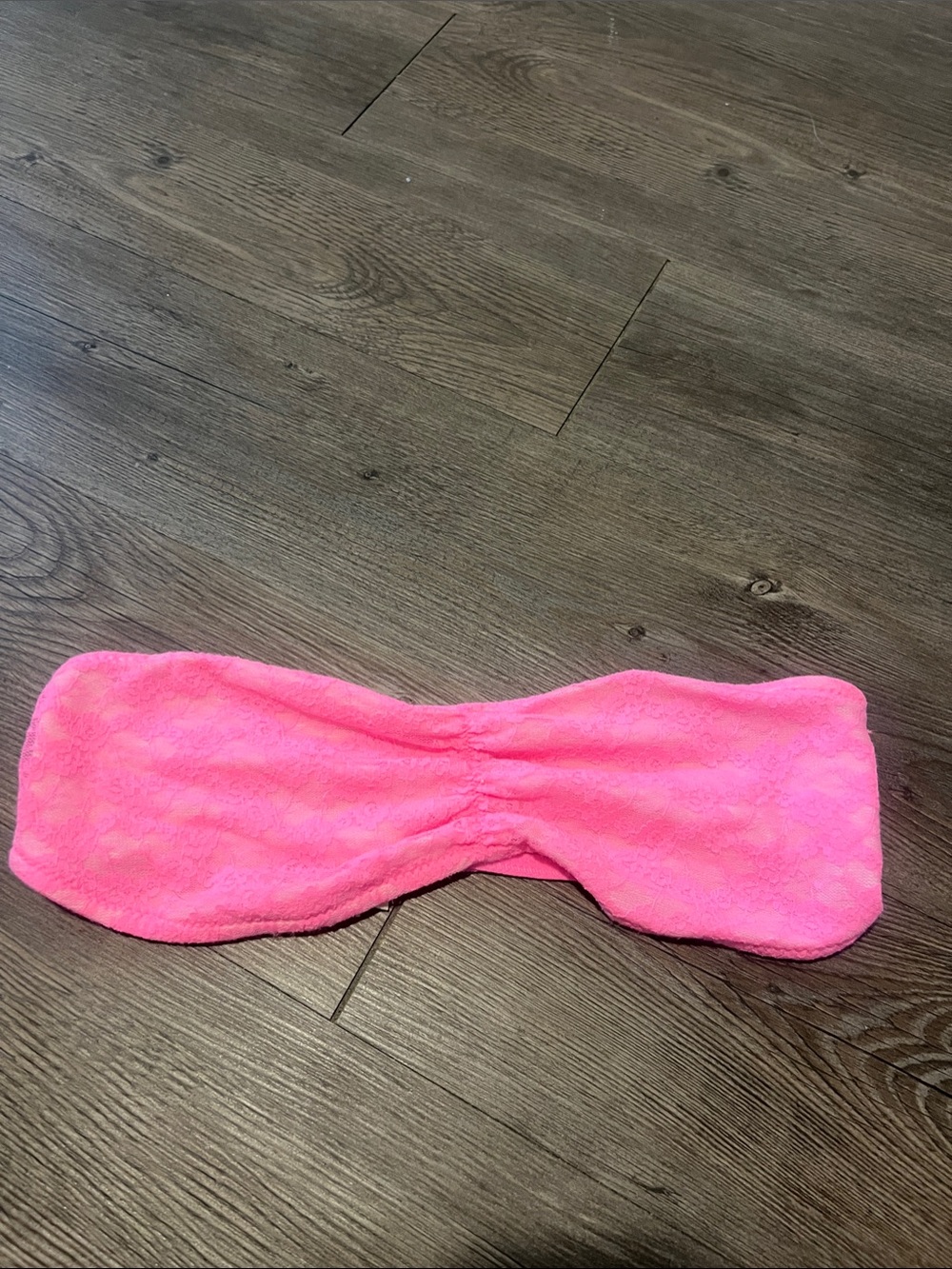 Mudd Pink Bandeau Bra Top
